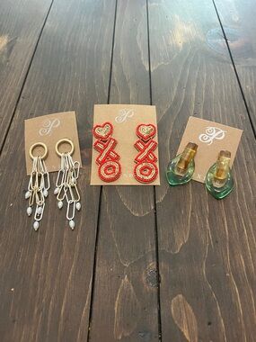 Plunder Earring Trio L15